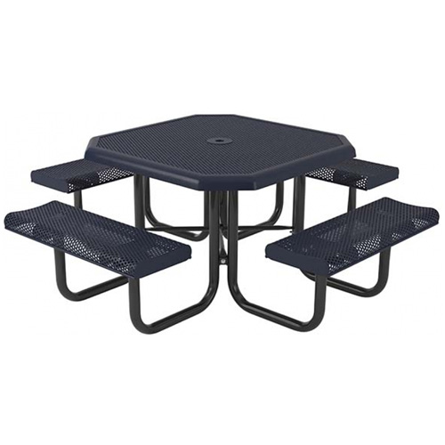 Octagonal Perforated Portable Table
