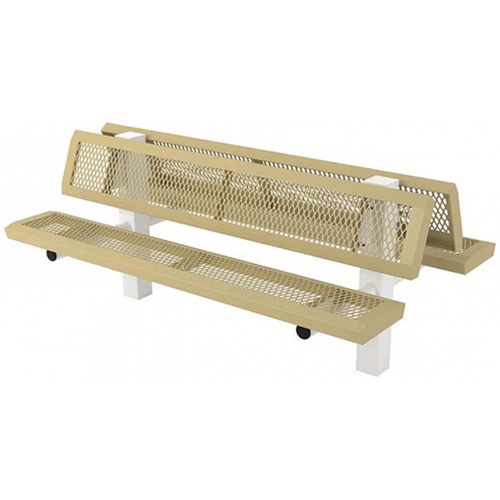 Infinity Double 4-4 In-Ground Mount Bench