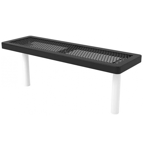 4 ft. Regal In-Ground Mount Bench without Back with Deluxe
