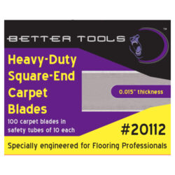 Heavy Duty Square End Carpet Blades