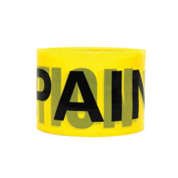 3 in. x 100 yds. Yellow Plastic Banner Tape