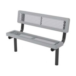 Regal In-Ground Mount Bench with Back
